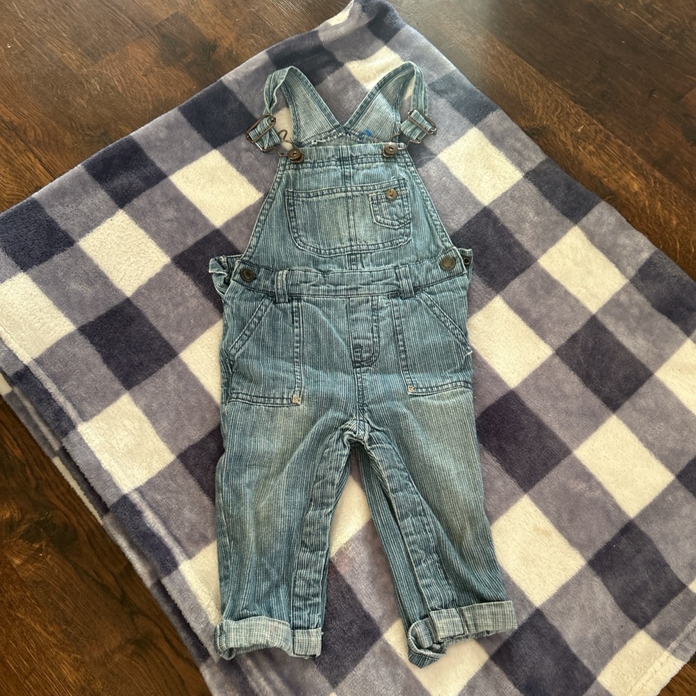 Classic Blue Kids Overalls